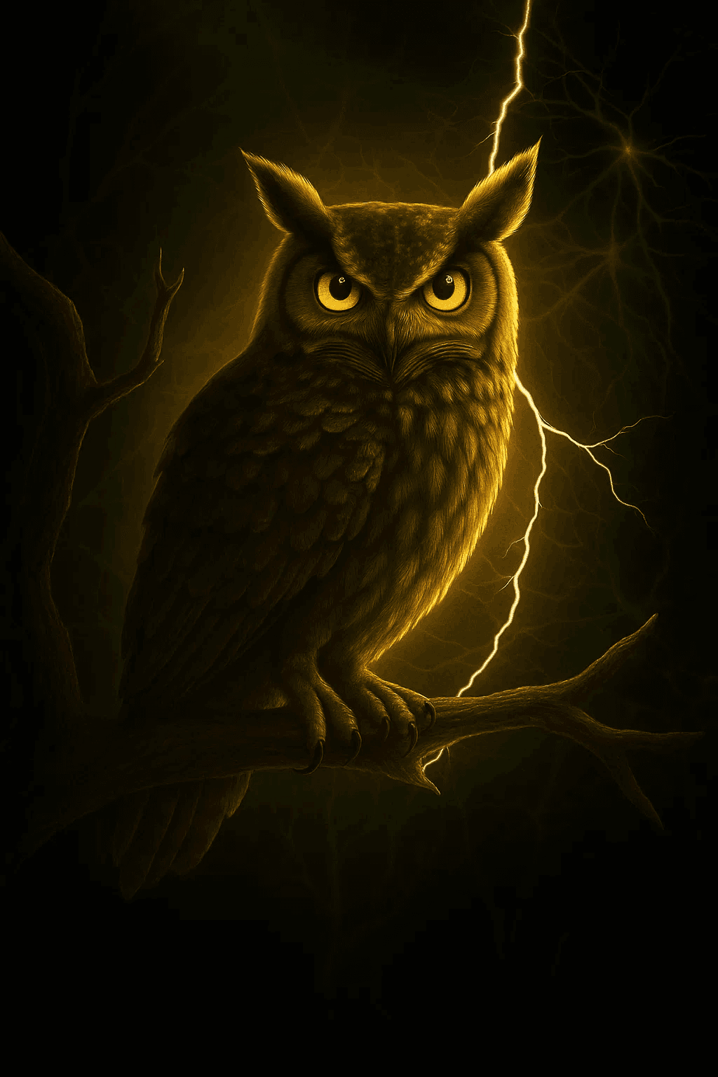 Coruja sábia - símbolo da Liga Acadêmica em Neurologia